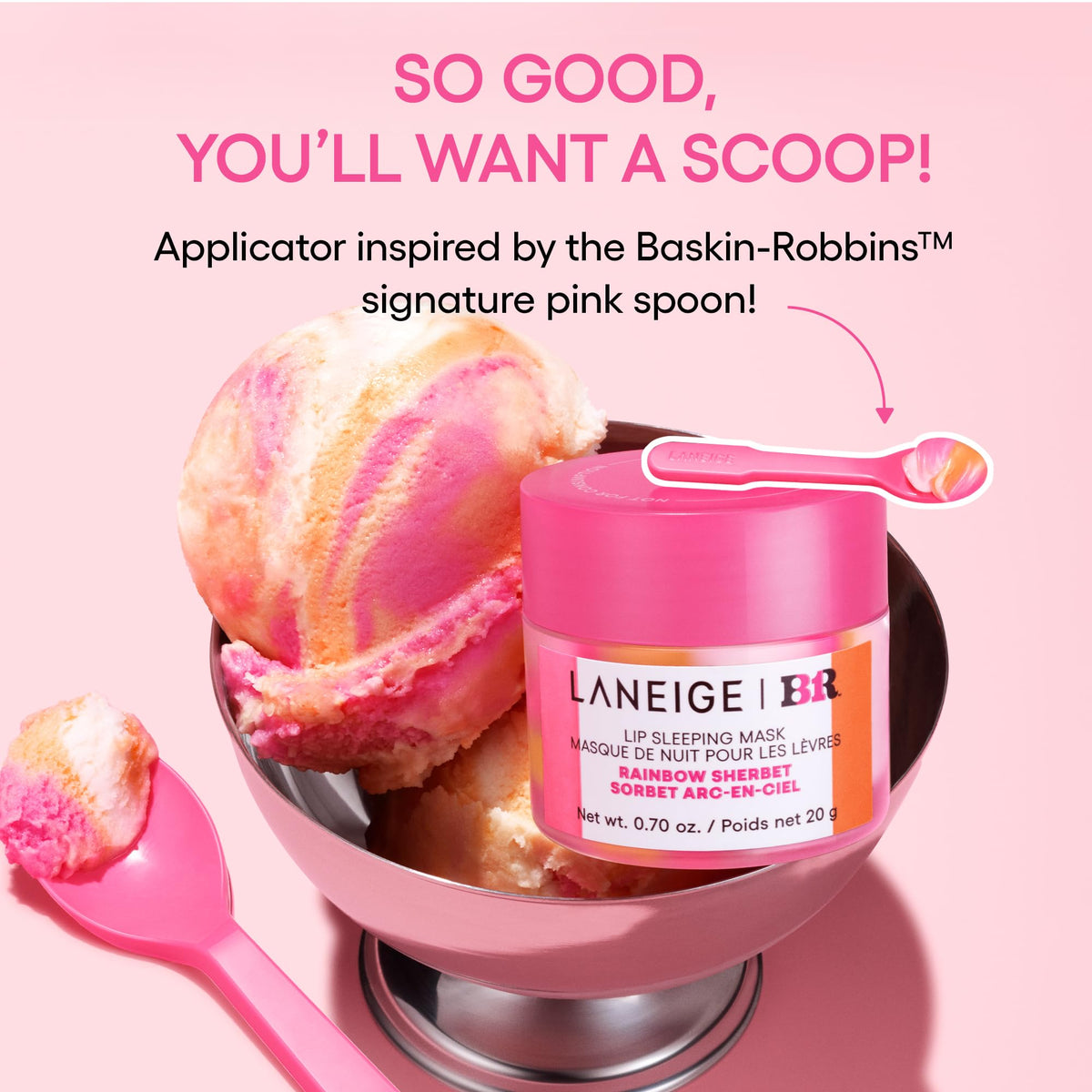 LANEIGE Lip Sleeping Mask: Nourish, Hydrate, Vitamin C, Murumuru & Shea Butter, Antioxidants, Flaky, Dry Lips