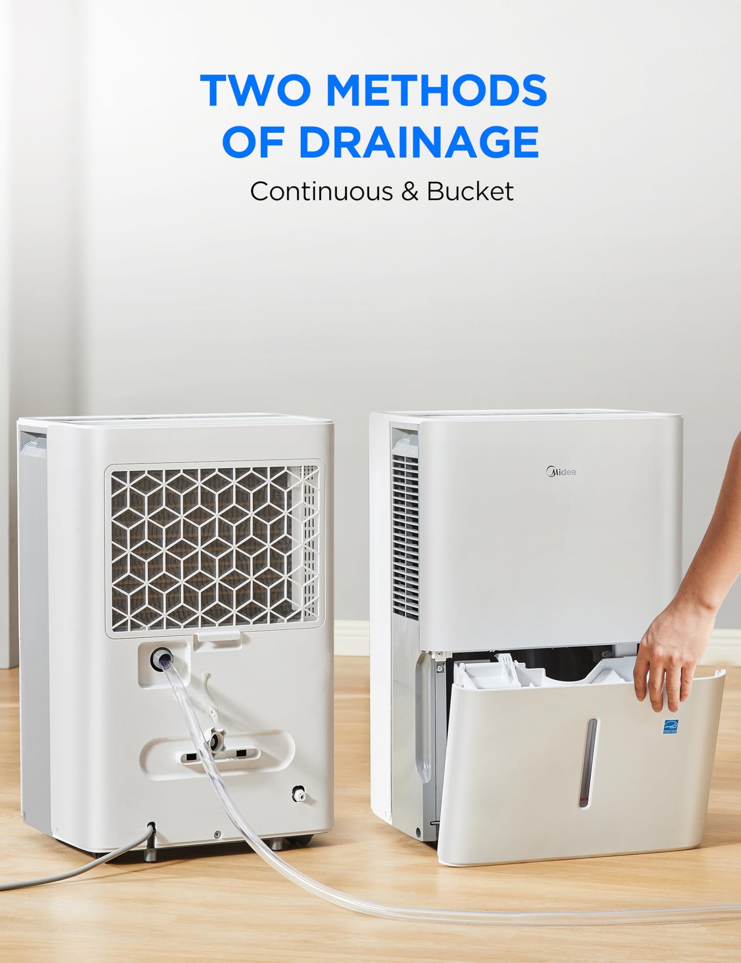 Midea Dehumidifier for Basement, Energy Star, WiFi Enabled, 22 Pint DOE