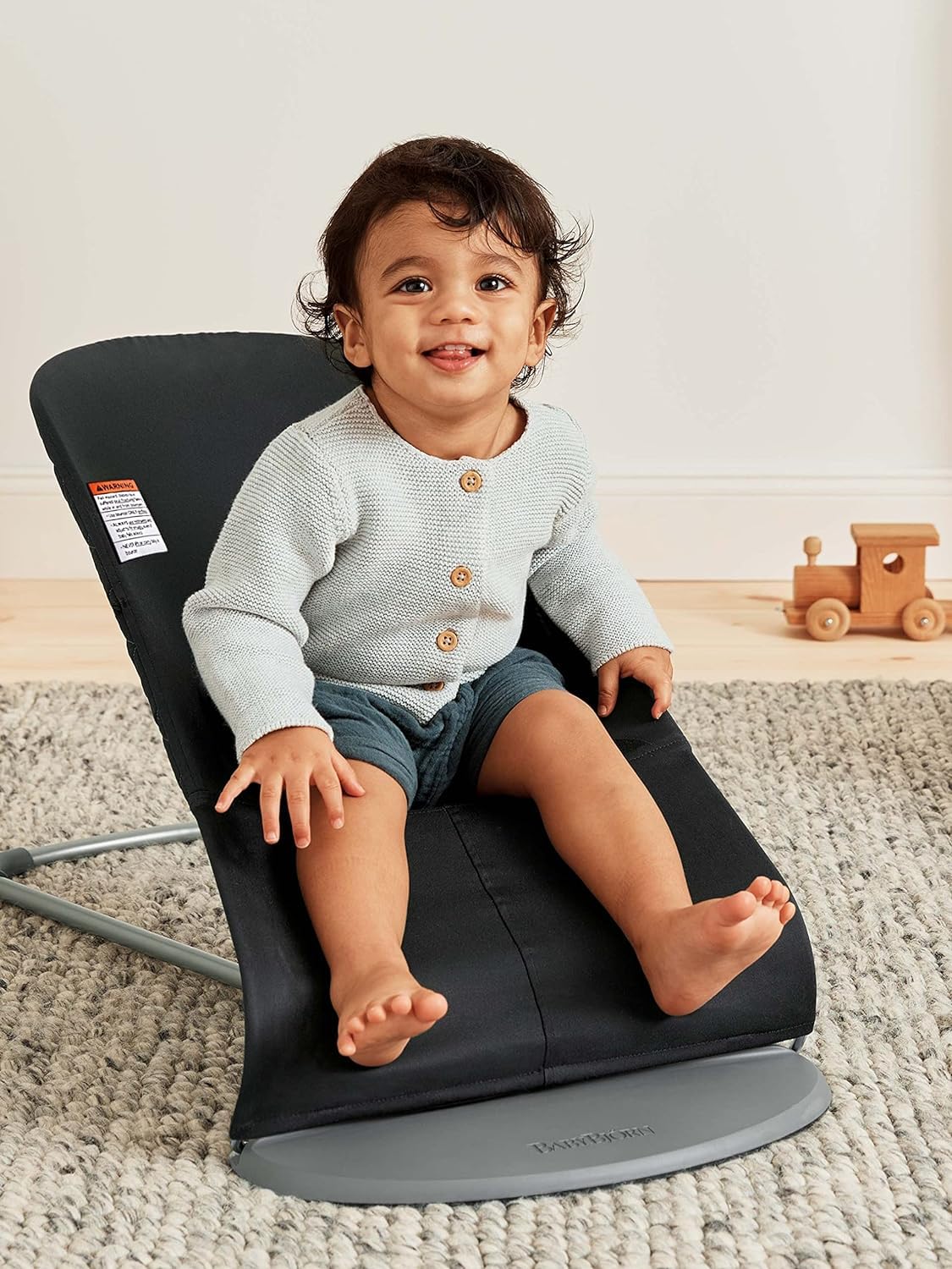 BabyBjörn Bouncer Bliss, Woven, C-quilt Black - Available at All In One Marketplace Canada