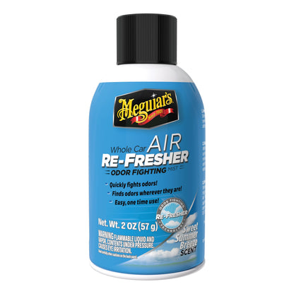 Meguiar’s Whole Car Air Refresher Odor Fighting Mist Summer Breeze, 2 Oz