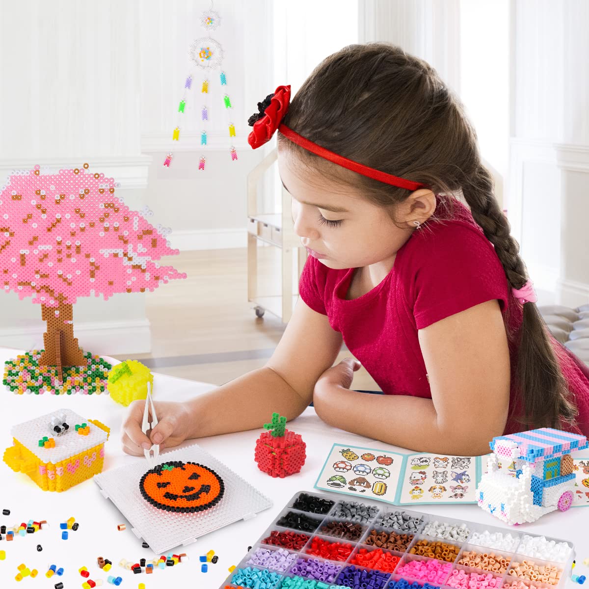 Meland Fuse Beads Kit, 36 Colors 11000 Melting Beads DIY Craft Set for Kids 🍁 All In One Marketplace Canada