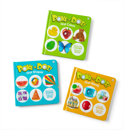 Melissa & Doug Poke-a-Dot First Words Shapes & Colors 3-Pack Melissa & Doug