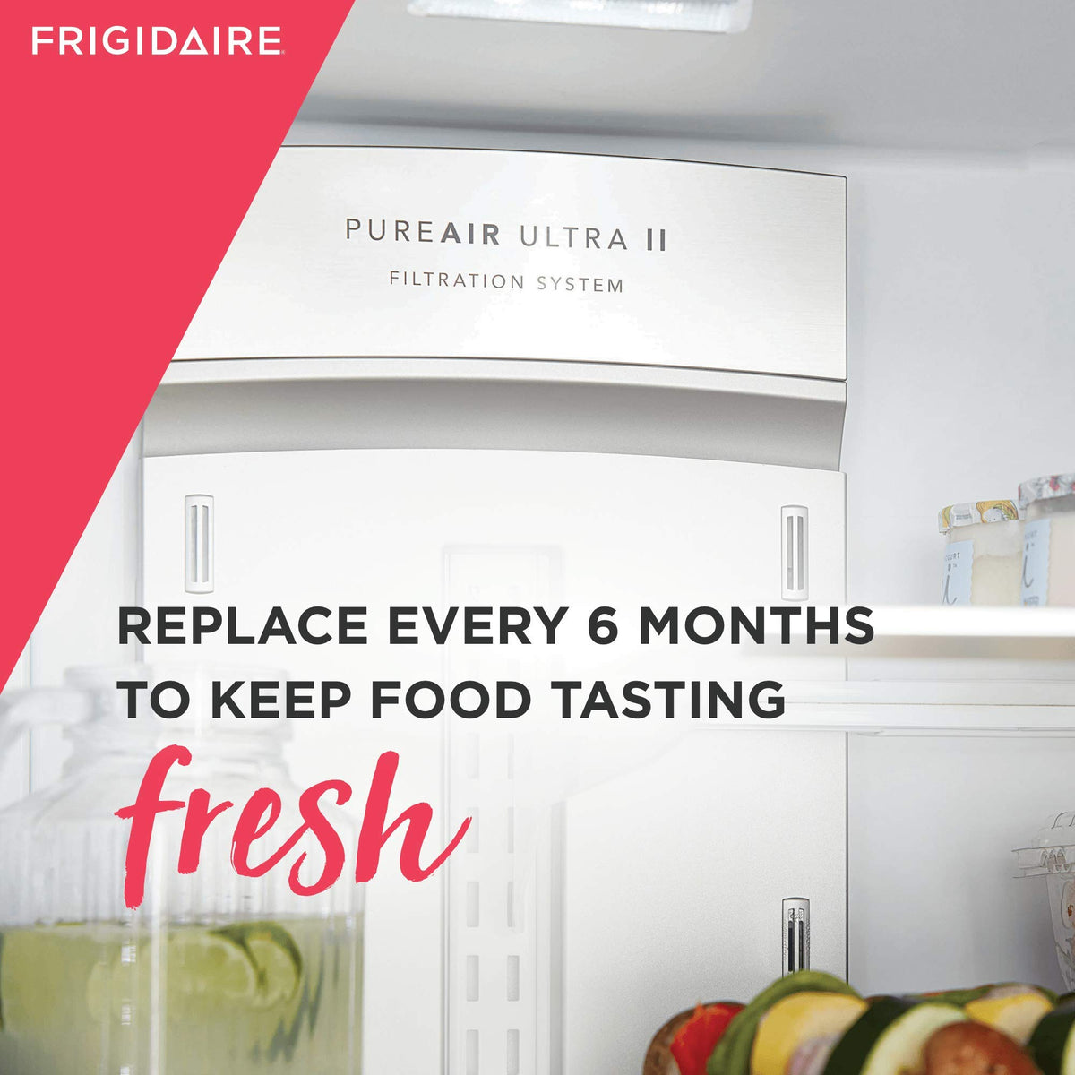 Frigidaire PAULTRAII4PK PAULTRA2 Pure Air Ultra II 4 Pack Air Filter, 3.8" x 1.8", 4 Count