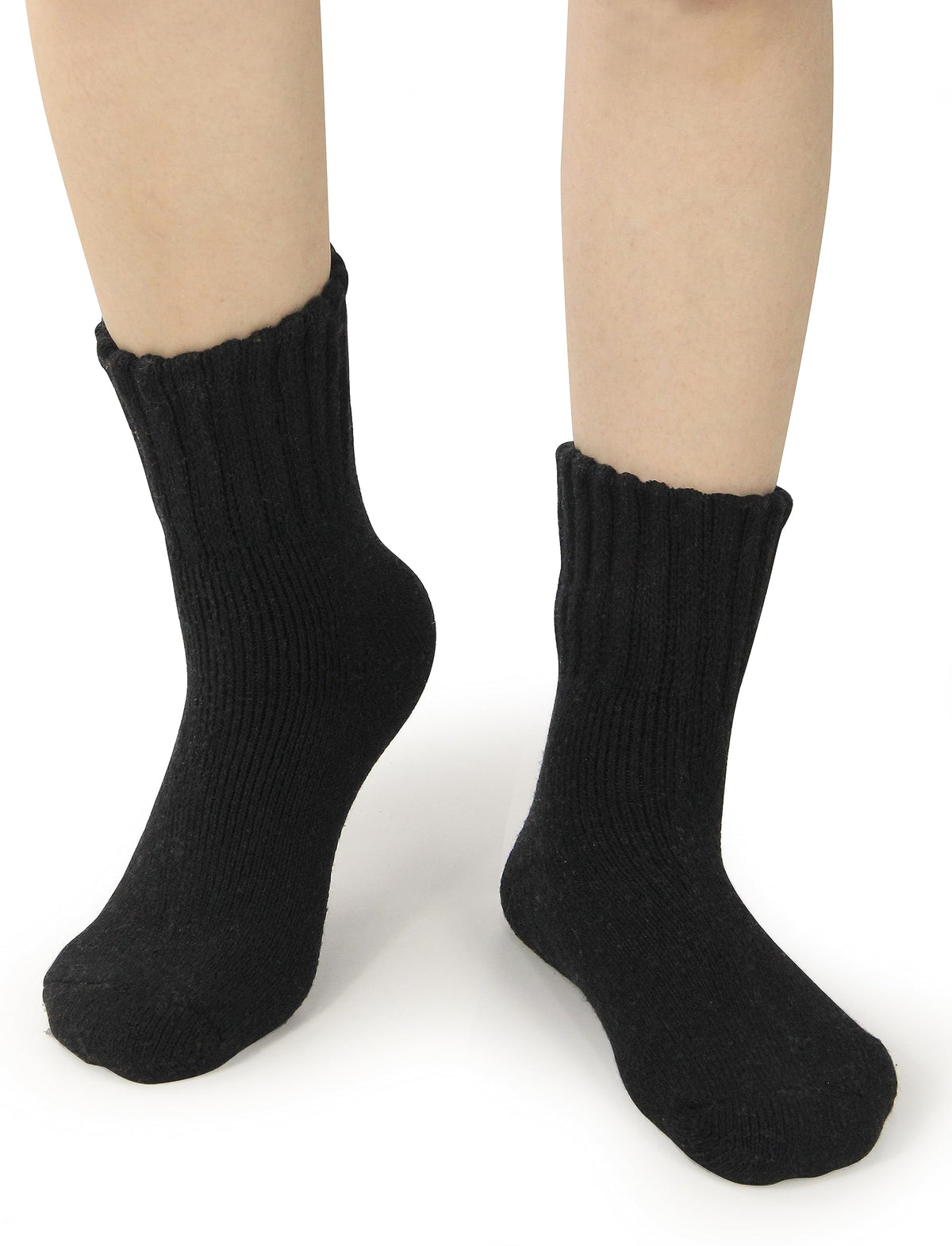 BenSorts Women Boots Socks Warm Thick Cozy Winter Crew Gifts Black Gray 🍁 All In One Marketplace Canada