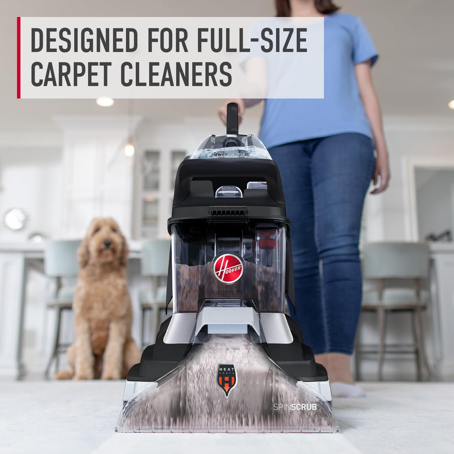 Hoover Renewal Carpet Cleaner Solution, 64oz., Fresh Meadows Scent, Everyday Carpet Solution, Removes Dirt and Grime from Carpet and Upholstery, Pair with Hoover Carpet Cleaner Machine, AH31924CA - Available at All In One Marketplace Canada