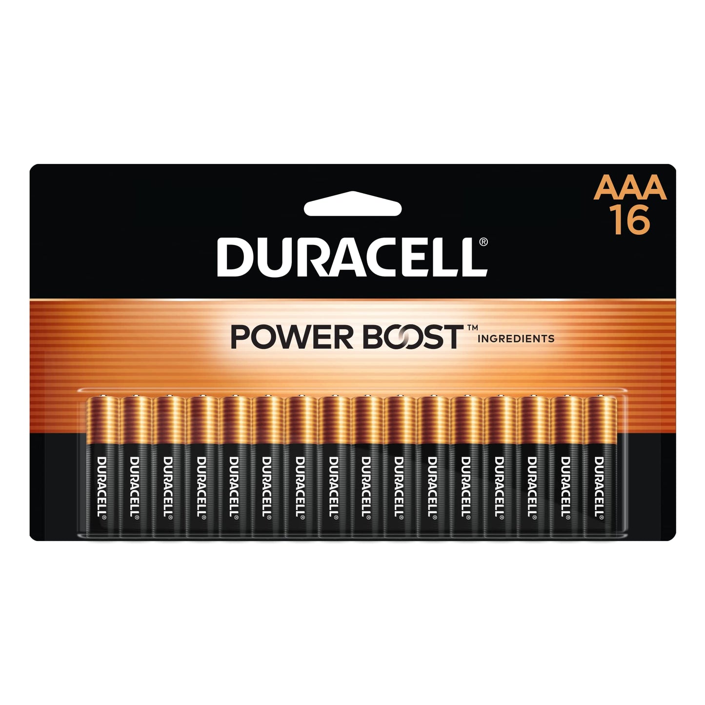 Duracell Coppertop AAA Batteries with Power Boost Ingredients, Triple A Batteries, 16 Count (Pack of 1) for Household and Office Devices, Alkaline AAA Battery - Available at All In One Marketplace Canada