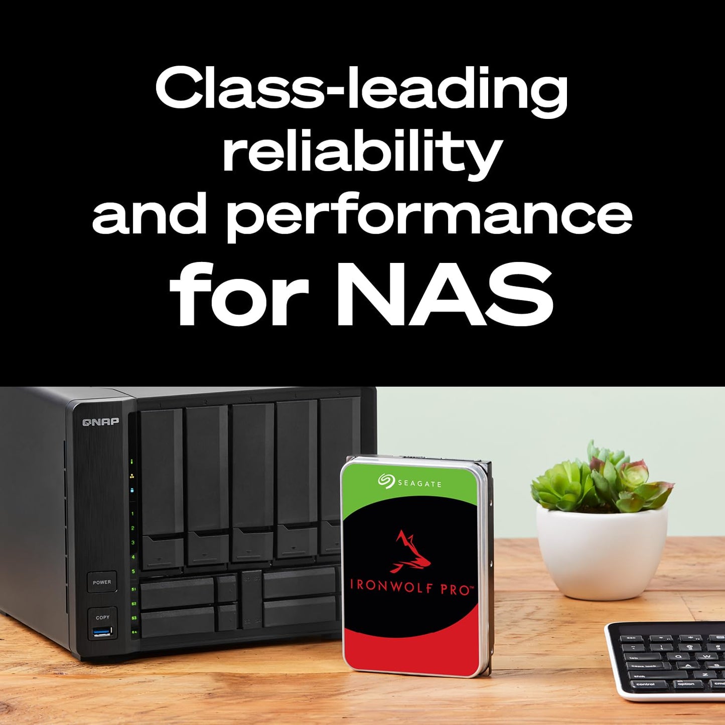 Seagate IronWolf Pro 12 TB Enterprise NAS Internal HDD – CMR 3.5 Inch, SATA 6 Gb/s, 7200 RPM, 256 MB Cache for RAID Network Attached Storage (ST12000NTZ01/ST12000NT001)