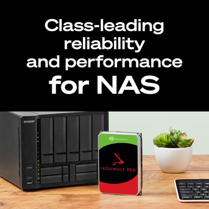 Seagate IronWolf Pro 12 TB Enterprise NAS Internal HDD – CMR 3.5 Inch, SATA 6 Gb/s, 7200 RPM, 256 MB Cache for RAID Network Attached Storage (ST12000NTZ01/ST12000NT001)