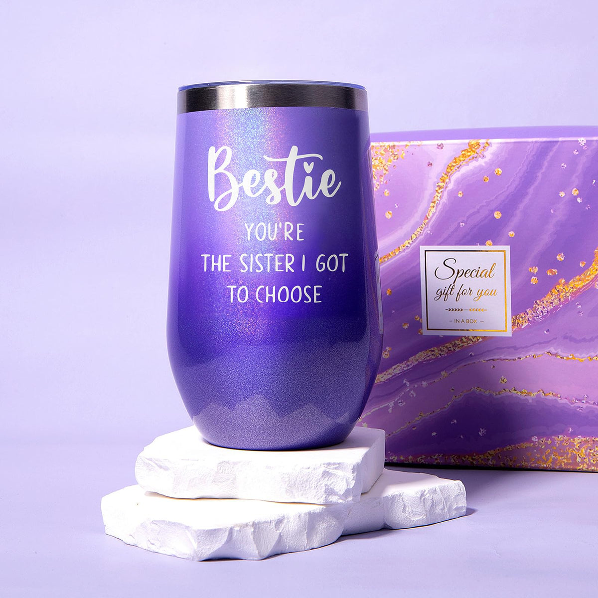 Best Friend Gifts for Women, Birthday, Christmas Gifts for Friends, Purple 🍁 All In One Marketplace Canada