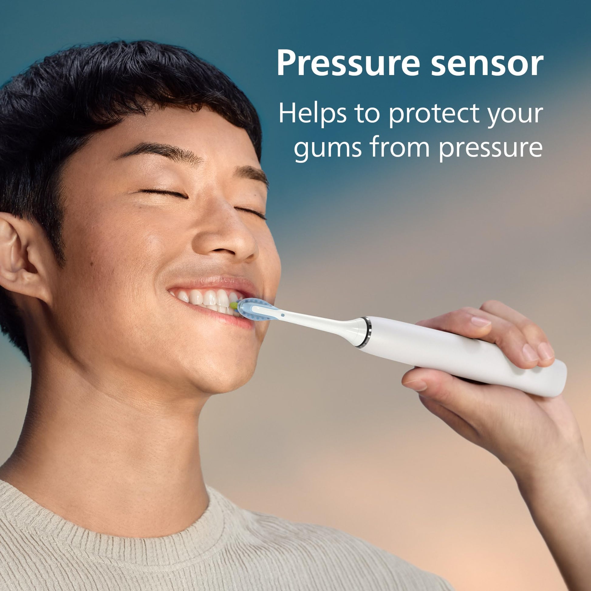 Philips Sonicare DiamondClean 9000 Electric Toothbrush - Sonic Toothbrush with App, Pressure Sensor, 12 Brushing Settings, Replacement Reminder, Charging Stand, Travel Case, White, HX9911/93