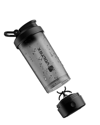 VOLTRX Protein Shaker Bottle, Titanus USB C Rechargeable Electric Protein Shake Mixer, Shaker Cups for Protein Shakes and Meal Replacement Shakes, BPA Free, 24oz - Available at All In One Marketplace Canada