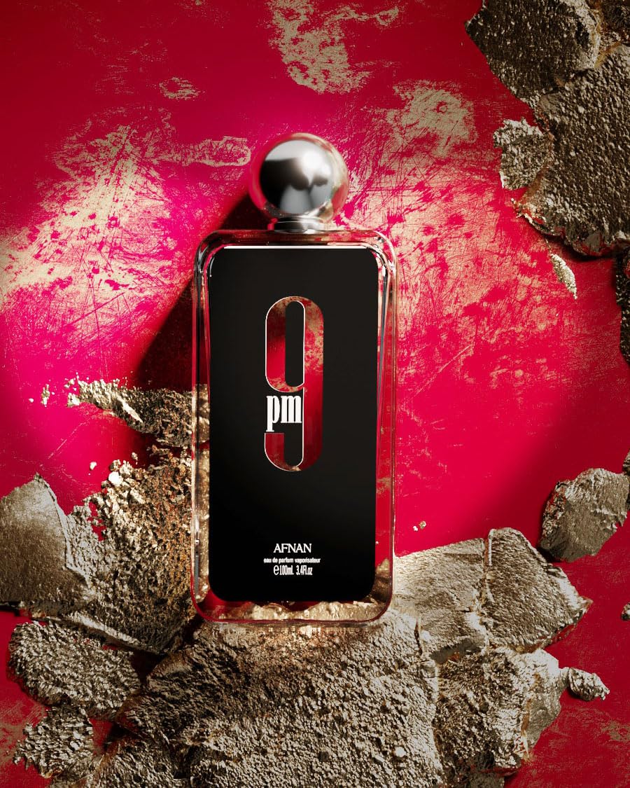 Afnan 9 Pm for Men Eau de Parfum Spray, 3.4 Ounce - Available at All In One Marketplace Canada