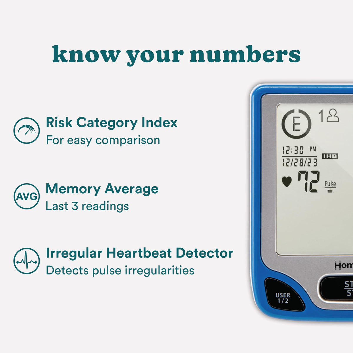 Homedics Automated Wrist Blood Pressure Monitor for Home Use