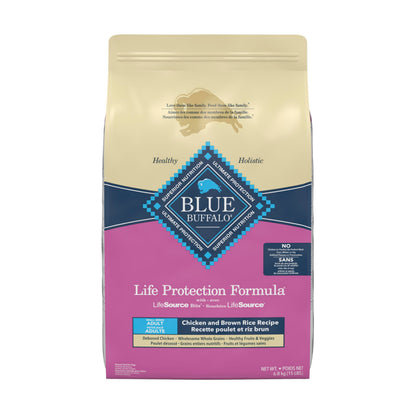 Blue Buffalo Life Protection Formula Chicken & Brown Rice Small Breed Adult Dry Dog Food, Supports Immunity with Antioxidant-Rich LifeSource Bits, Promotes Healthy Muscles, 6.8kg/15 lbs