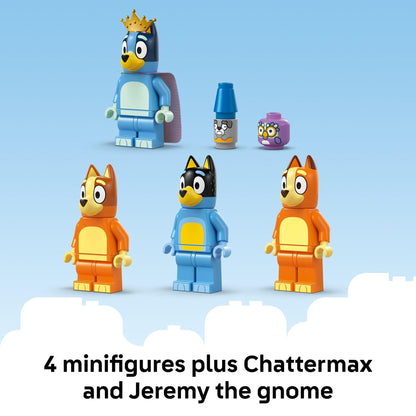 LEGO Bluey: Bluey’s Family House - Toddler Toy for 4 Year Old Boys and Girls - House Playset Includes Bluey and 5 Popular Characters - Great Birthday Gift Idea for Preschoolers - 11203 LEGO