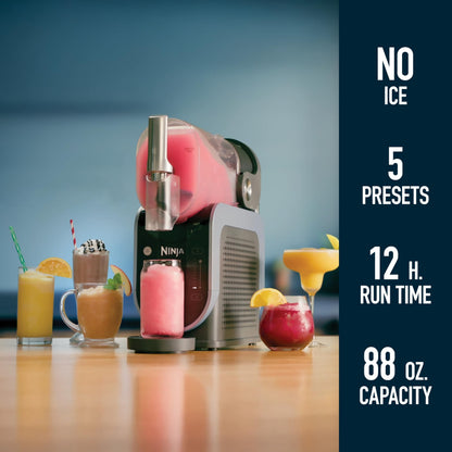 Ninja SLUSHi Professional Frozen Drink & Ice Machine with RapidChill Technology, Slushie Maker, 5 Preset Programs for Frozen Margaritas, Frappés, and More, FS301C (Canadian Version)