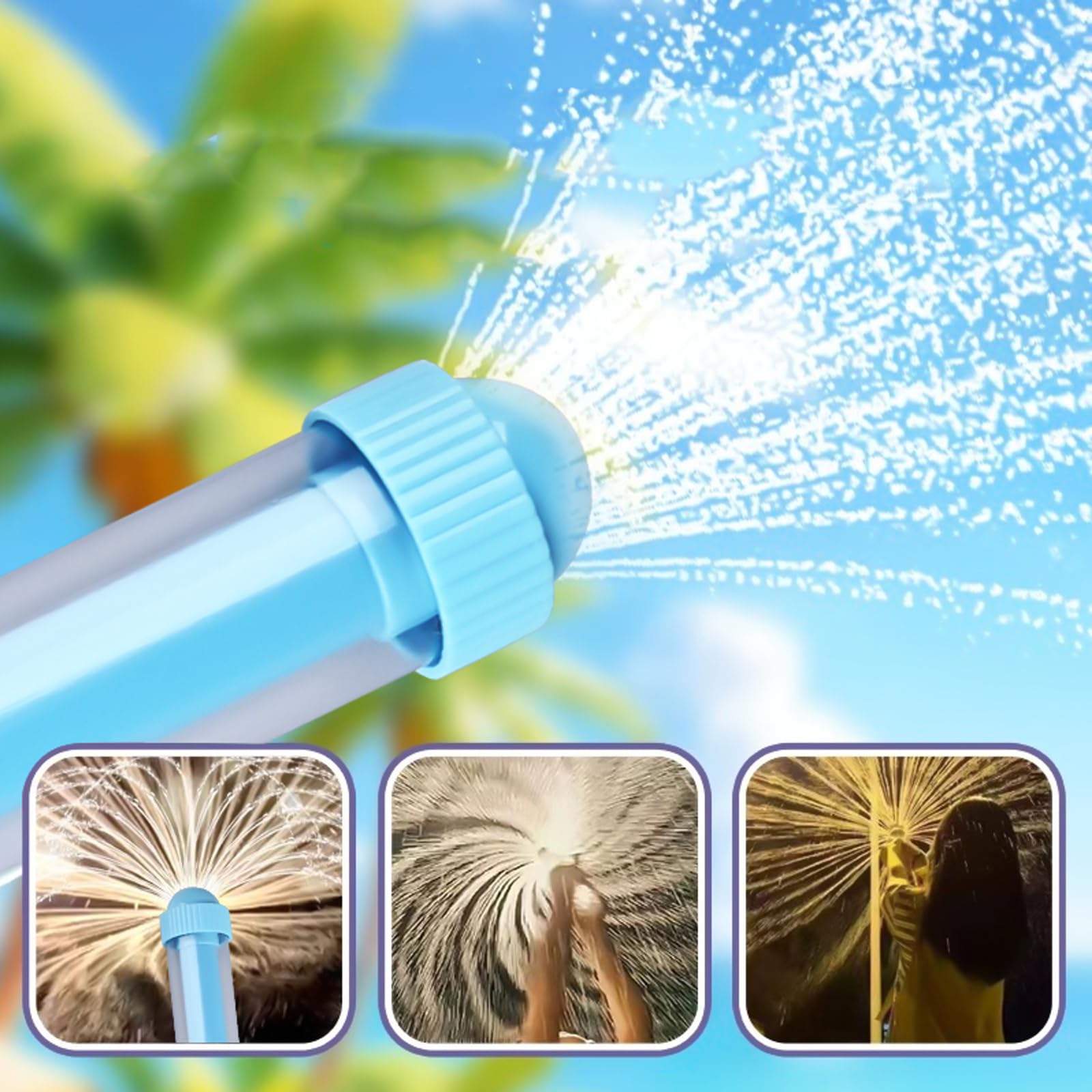 6Packs Creativity Fireworks Water Gun, Sprays Water Like Fireworks, Squirt Gun for Kids, Bulk Samll Water Blaster Summer Pool, Backyard, Birthday Party Outdoor Game Toys