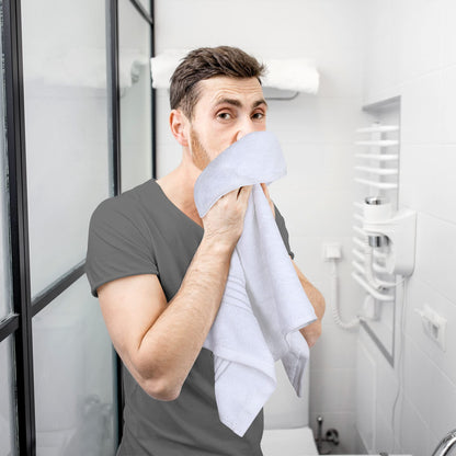 Utopia Towels 6 Piece Premium Hand Towels Set, 16 by 28 inches, 100% Ring Spun Cotton, Lightweight and Highly Absorbent Towels for Bathroom, Travel, Camp, Hotel, and Spa, White - Available at All In One Marketplace Canada