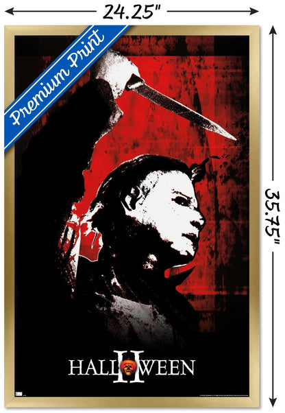 Halloween II - Affiche murale rouge