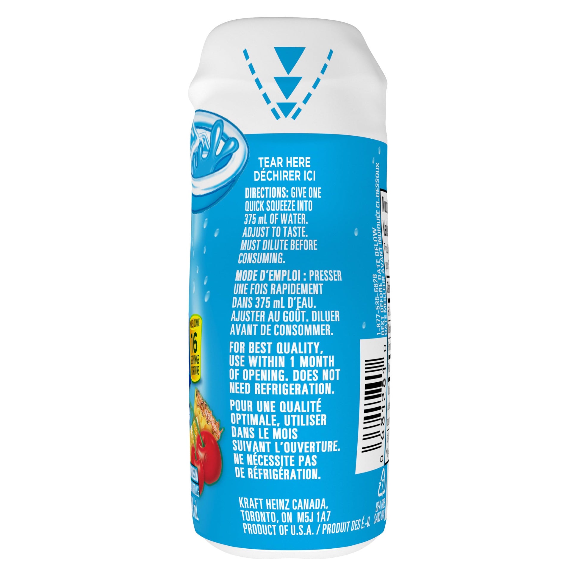 Kool-Aid Tropical Punch Liquid Drink Mix, 48 mL Bottle (Pack of 12)