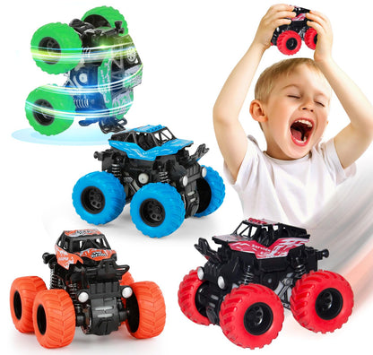 Monster Trucks for Boys Age 4-7, Toy Trucks for Toddlers 2-4 Years (4 Pack) 🍁 All In One Marketplace Canada