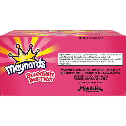 Maynards Swedish Berries Candy 64 g (Pack of 18)