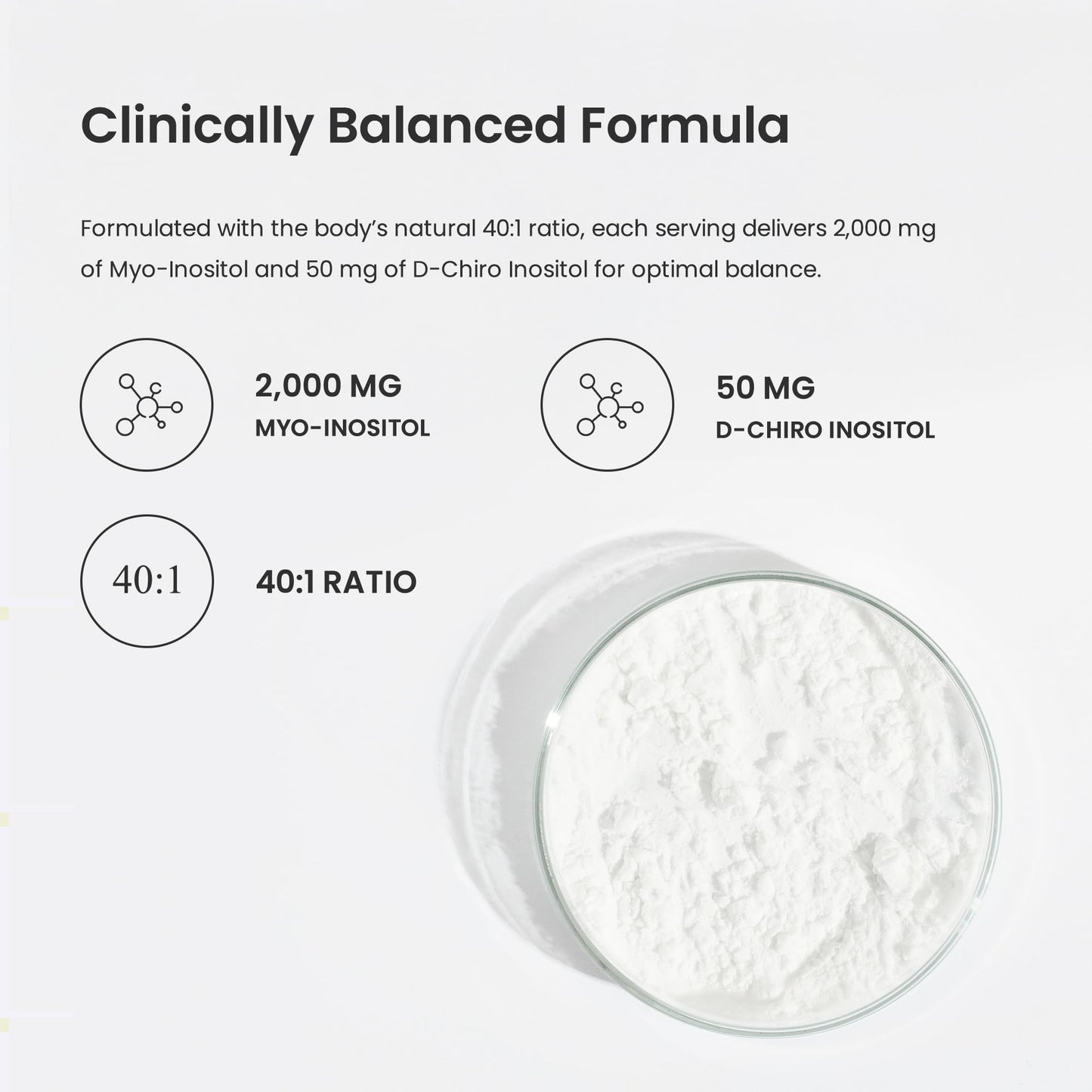 Inositol Supplement for Women | 180 Count | Myo & D-Chiro Inositol 2000 mg + 50 mg, Ideal 40:1 Ratio | Hormone Balance Support | PCOS & PMOS Supplement for Women | Menstrual Cycle & Ovarian Health Support - Available at All In One Marketplace Canada