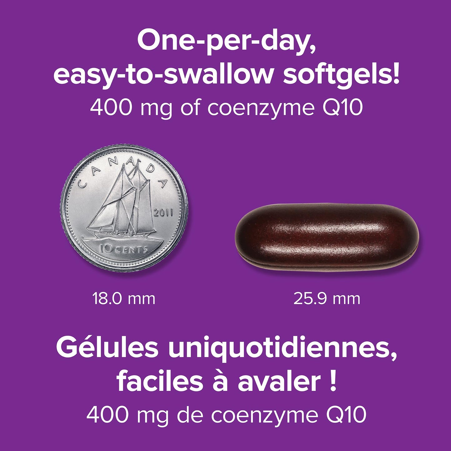 Webber Naturals Coenzyme Q10 (CoQ10) 400 mg, 60 Softgels, Ultra Strength, High Potency Antioxidant, For Heart Health, Cellular Energy Production, and Migraine Support