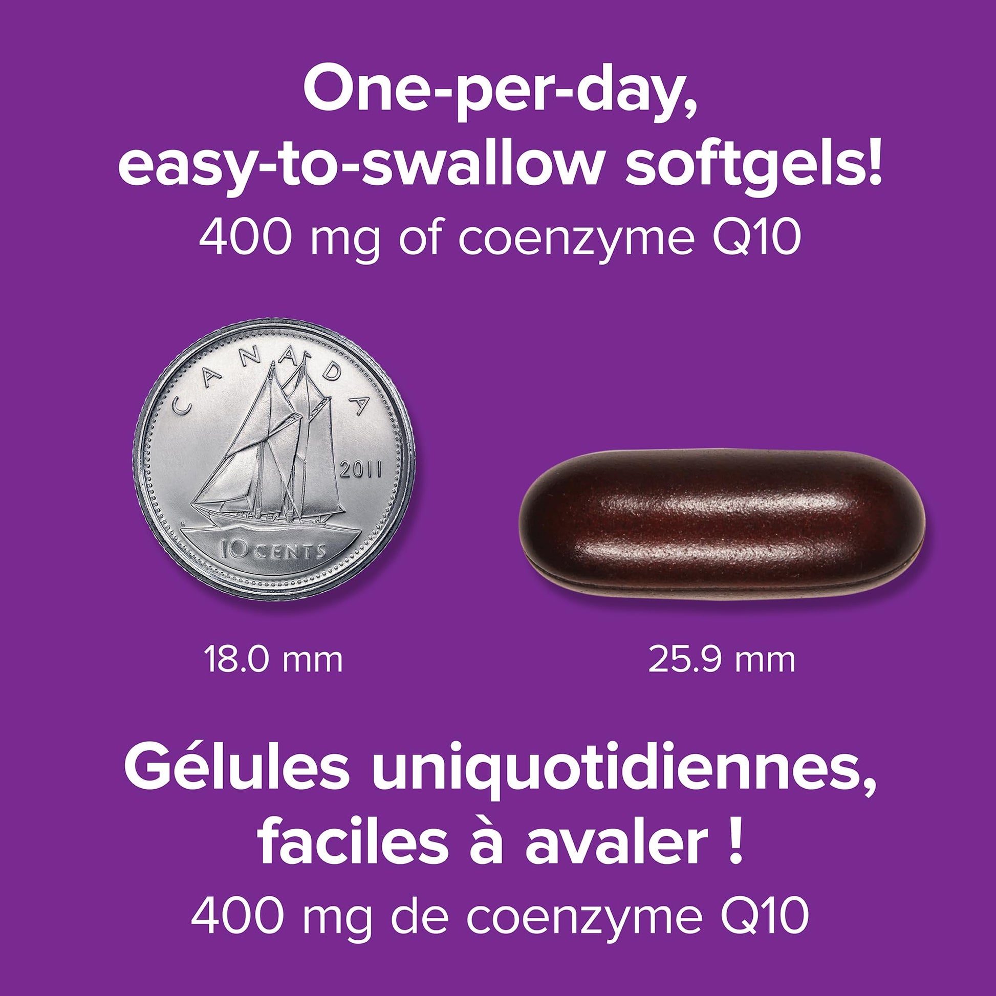 Webber Naturals Coenzyme Q10 (CoQ10) 400 mg, 60 Softgels, Ultra Strength, High Potency Antioxidant, For Heart Health, Cellular Energy Production, and Migraine Support