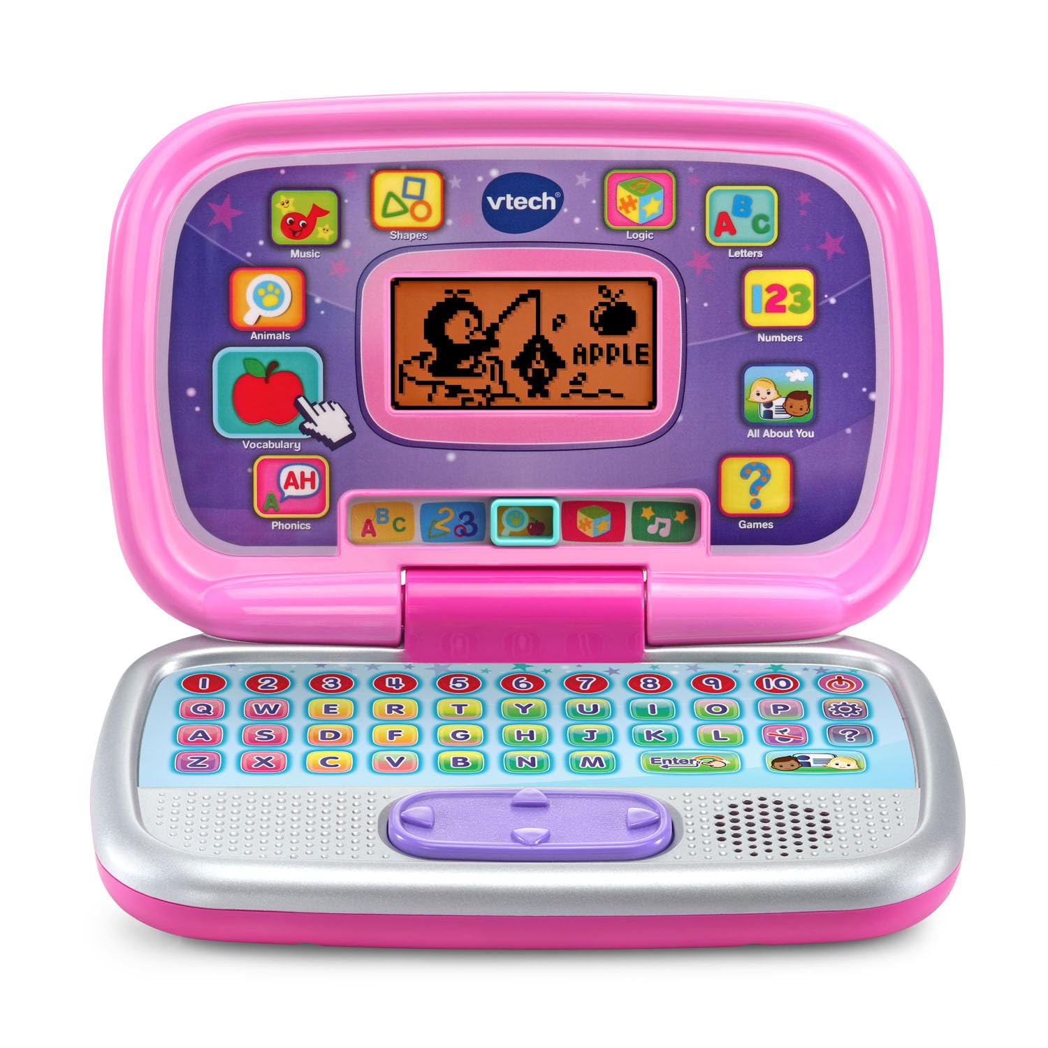 VTech Play Smart Preschool Laptop, Pink (English Version) VTech