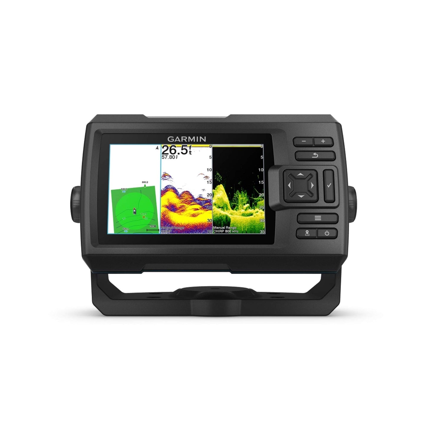 Garmin Striker Vivid 5cv, Easy-to-Use 5-inch Color Fishfinder and Sonar Transducer, Vivid Scanning Sonar Color Palettes Garmin
