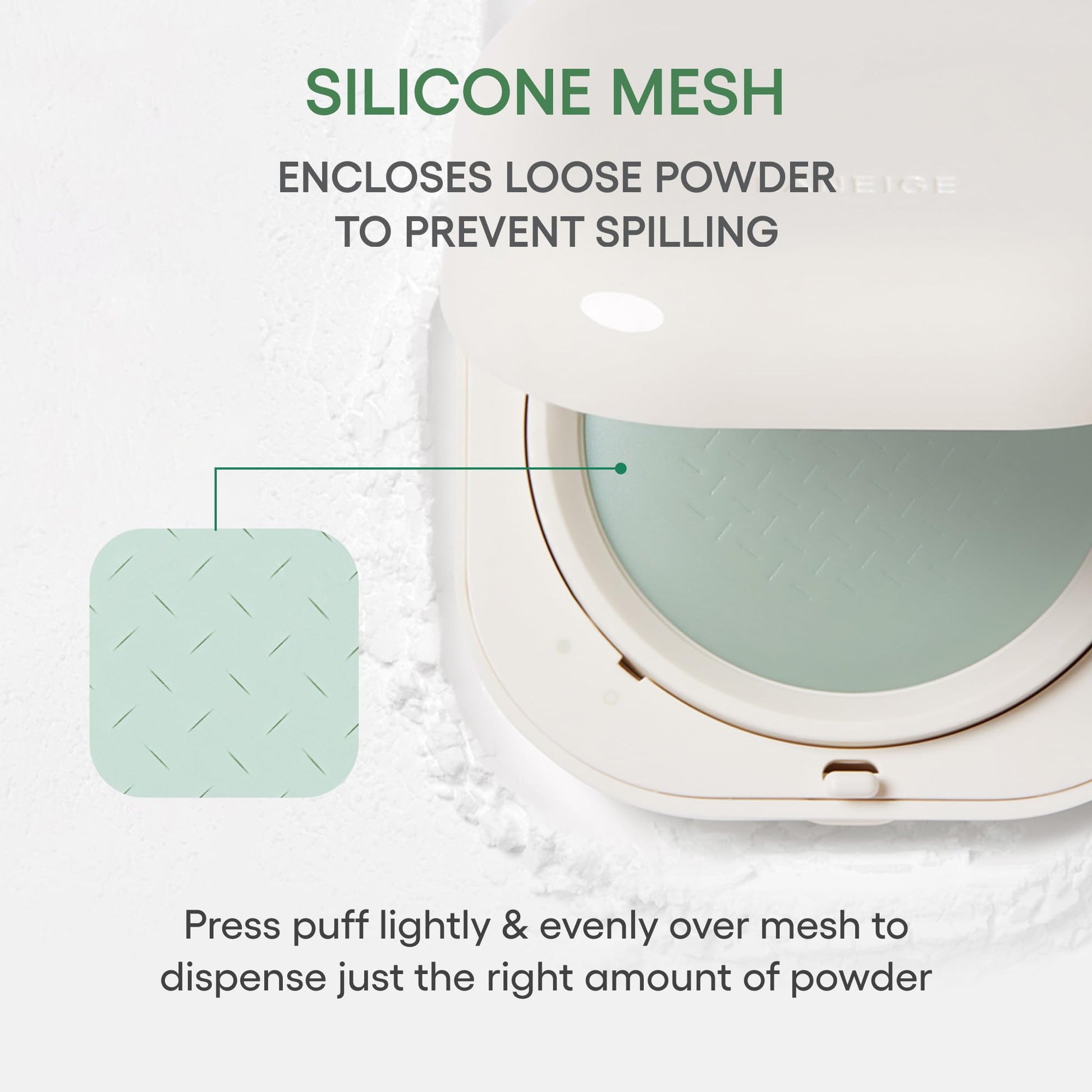LANEIGE Neo Blurring Powder Refill: Lightweight, Travel-Friendly Compact for Oil Control, Smoothing & Blurring with Mint & Chamomile LANEIGE
