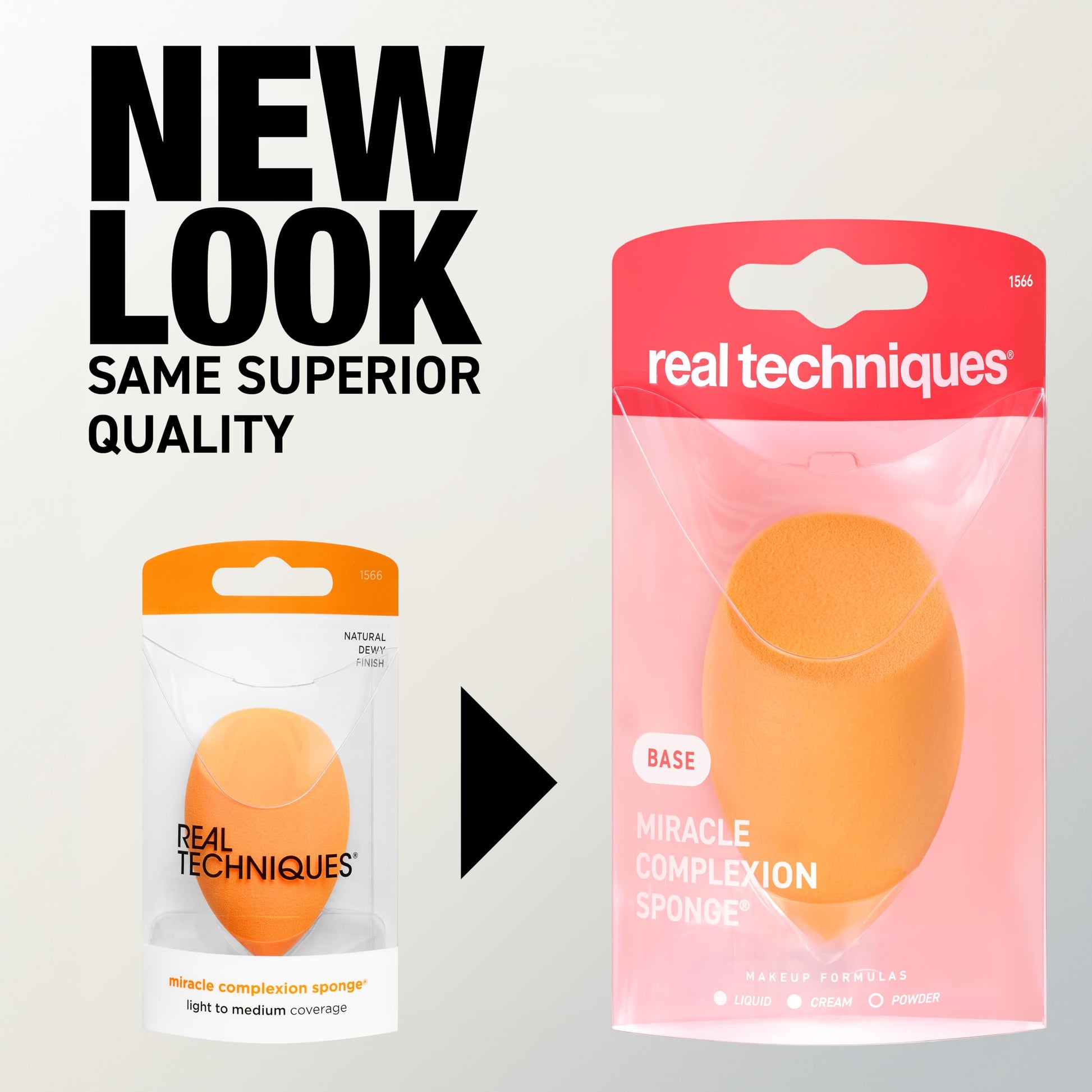 Real Techniques Miracle Complexion Sponge, Makeup Blender for Liquid and Cream Foundation, Full Coverage, Streak-Free Professional Makeup Tool, Cruelty Free, Vegan, Latex Free, 4 Count REAL TECHNIQUES