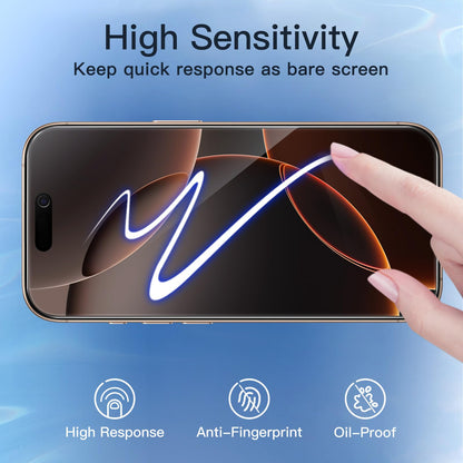 JETech Privacy Screen Protector for iPhone 16 Pro Max 6.9-Inch, Anti-Spy Tempered Glass Film with Easy Installation Tool, 2-Pack - Available at All In One Marketplace Canada