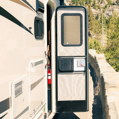 Kohree RV Entry Door Lock Latch Handle with Paddle Deadbolt, Polar White Enclosed Trailer Camper Door Latch with 4 Keys RV Door Lock Replacement -Universal Entrance Security Lock Kit 🍁 All In One Marketplace Canada
