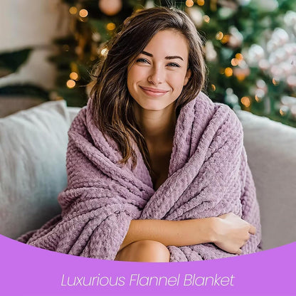 Happy Birthday Gifts for Women Mom Her, Christmas Gift for Women Moms, Self Care Package, Get Well Soon Gifts for Mom, Her, Girlfriend, Bestie, Sister, Wife - Self Care Gift Basket with Flannel Blanket 🍁 All In One Marketplace Canada