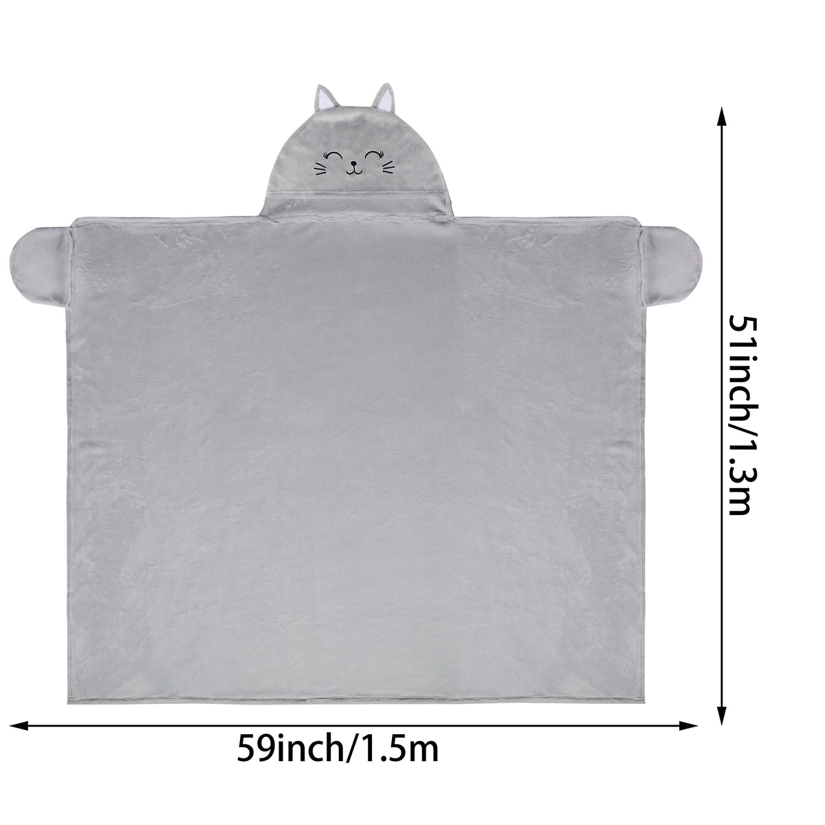Moyel Cat Wearable Hooded Blanket Gifts for Women on Christmas Birthday 🍁 All In One Marketplace Canada