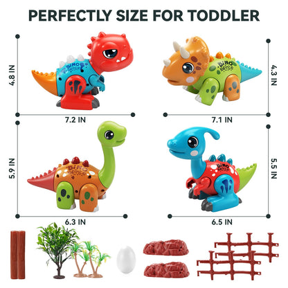 POPDOLL Dinosaur Building Toys for 1 2 3 Year Old Boys Girl Gift 🍁 All In One Marketplace Canada