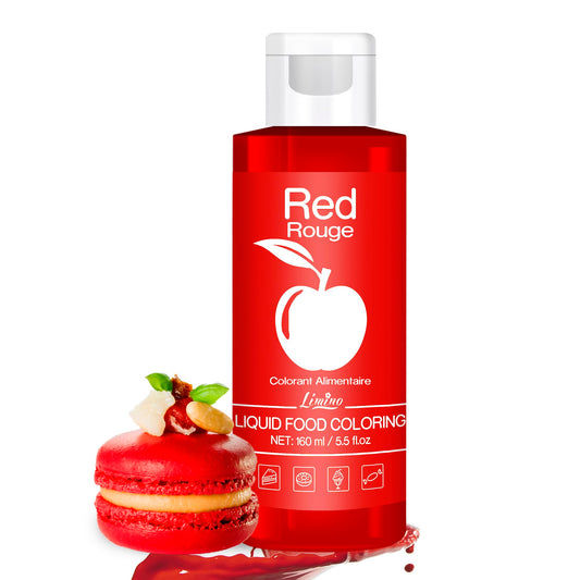 Food Coloring - Vivid Food Coloring for Baking, Cake Decorating, Cookie, Fondant, Macaron - Liquid Tasteless Food Color Dye for Airbrush, DIY Slime Making and Crafts - 6 fl.oz / 160ml (Red) 🍁 All In One Marketplace Canada