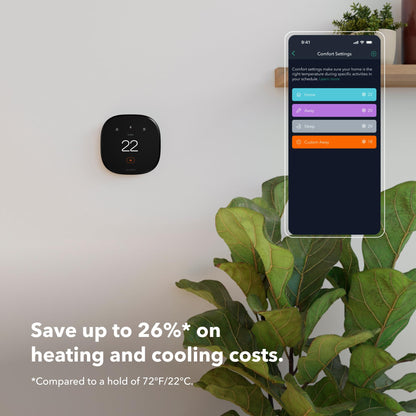 ecobee New Smart Thermostat Enhanced - Programmable Wifi Thermostat - Works with Siri, Alexa, Google Assistant - Energy Star Certified - Smart Home - Available at All In One Marketplace Canada
