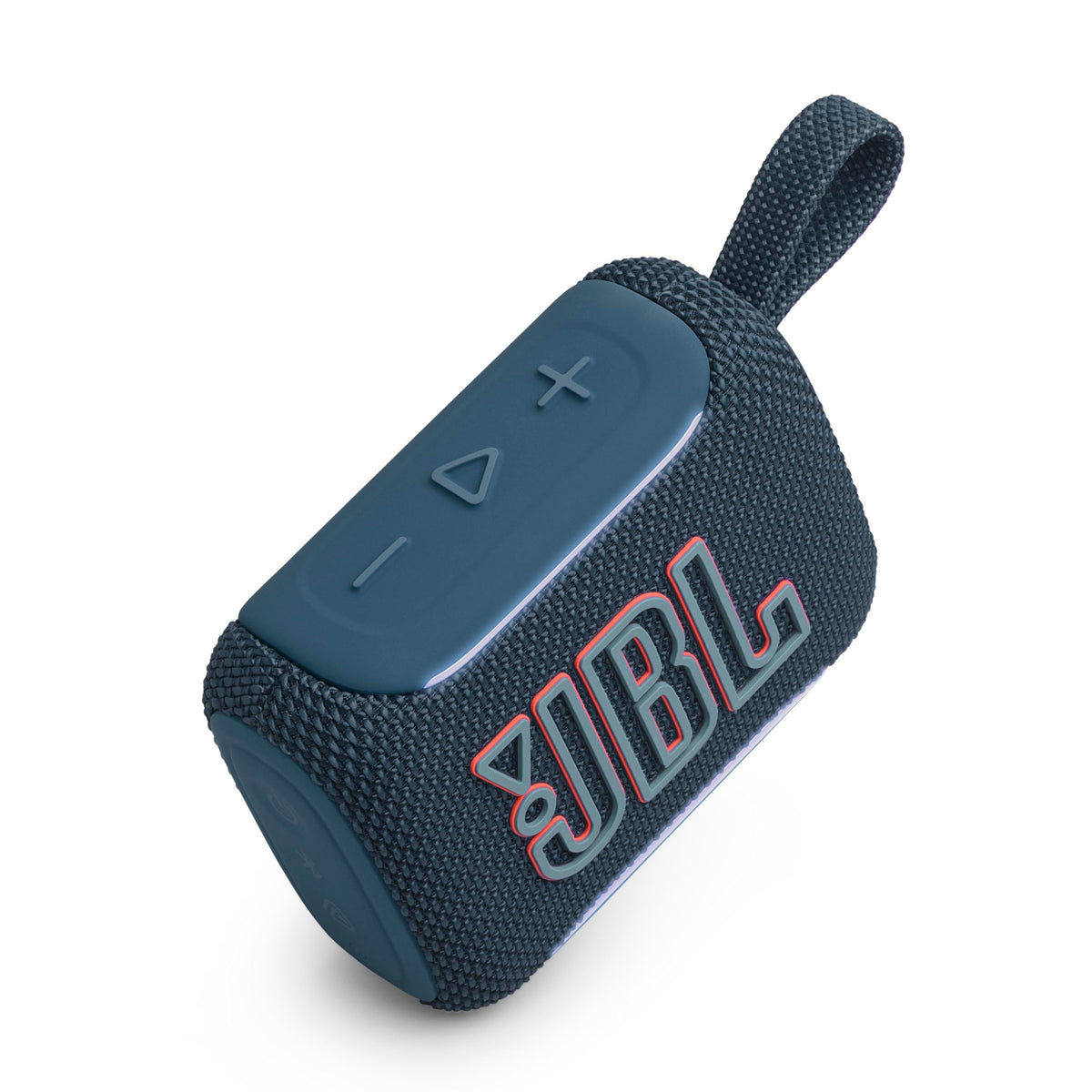 JBL Go 5 - Ultra-Portable Waterproof & Drop-Proof Speaker with JBL Legendary Sound & Ambient Edge Lighting, AirTouch Instant Stereo Pairing or Link Multiple Compatible Speakers via Auracast™ (Blue)