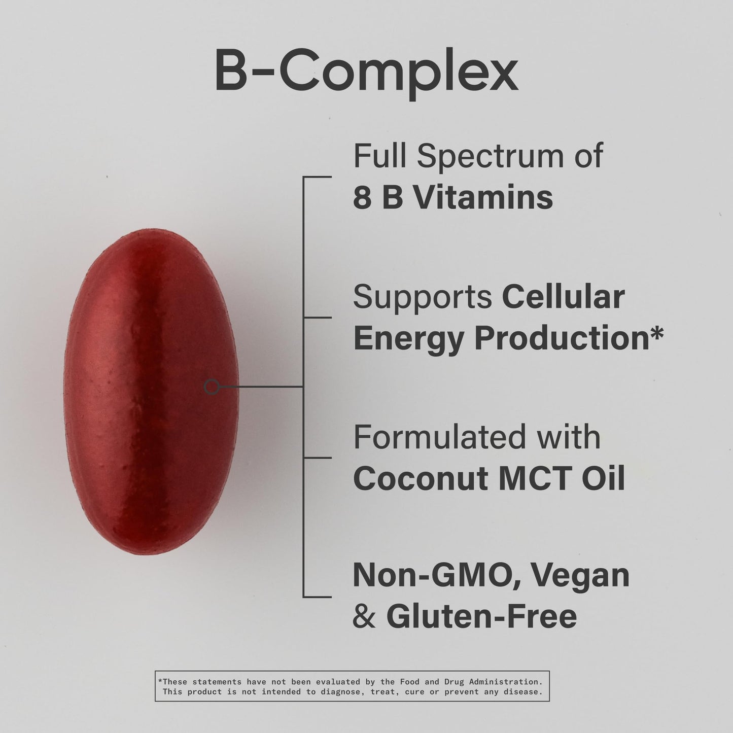 Sports Research® Vitamin B-Complex - Full Spectrum of B Vitamins with Methylated B12 & Folate - Gluten Free · Plant-Based · Non-GMO · Vegan-Friendly Formula - 120 Veggie Softgels - Available at All In One Marketplace Canada