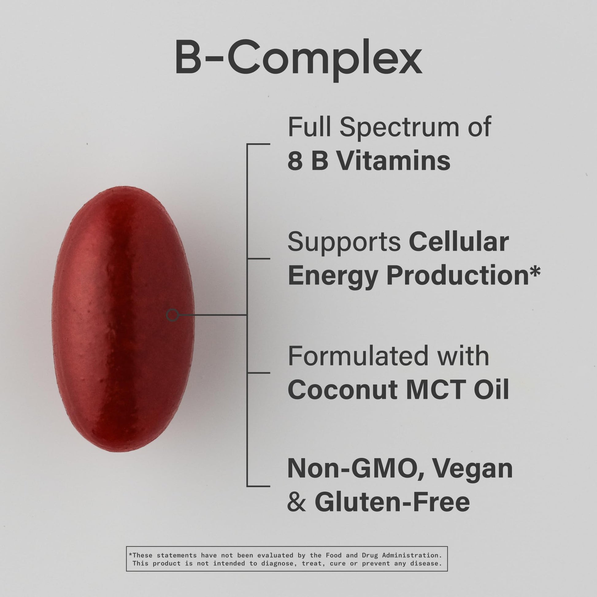 Sports Research® Vitamin B-Complex - Full Spectrum of B Vitamins with Methylated B12 & Folate - Gluten Free · Plant-Based · Non-GMO · Vegan-Friendly Formula - 120 Veggie Softgels - Available at All In One Marketplace Canada