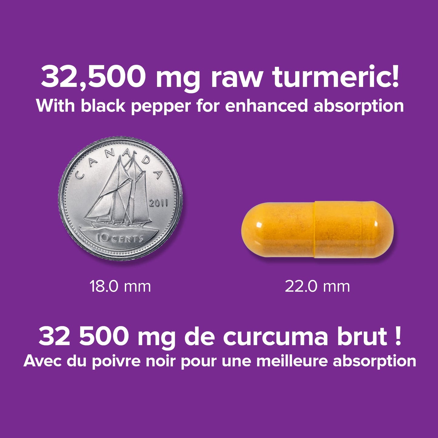 Webber Naturals Turmeric Curcumin Ultra Strength, 32,500 mg of Raw Herb, 30 Capsules, Antioxidant Support, Vegan Webber Naturals