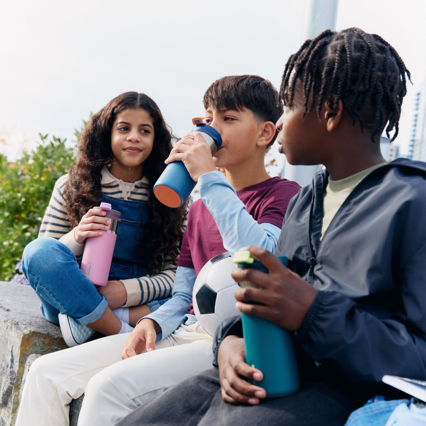 Contigo DualSip 16 oz Compact Water Bottle w/ 2-Way Lid (Drink from Straw or Spout) | Vacuum-Insulated Stainless Steel for Cold Drinks | 100% Leakproof | BPA & Lead-Free | Dishwasher Safe 🍁 All In One Marketplace Canada
