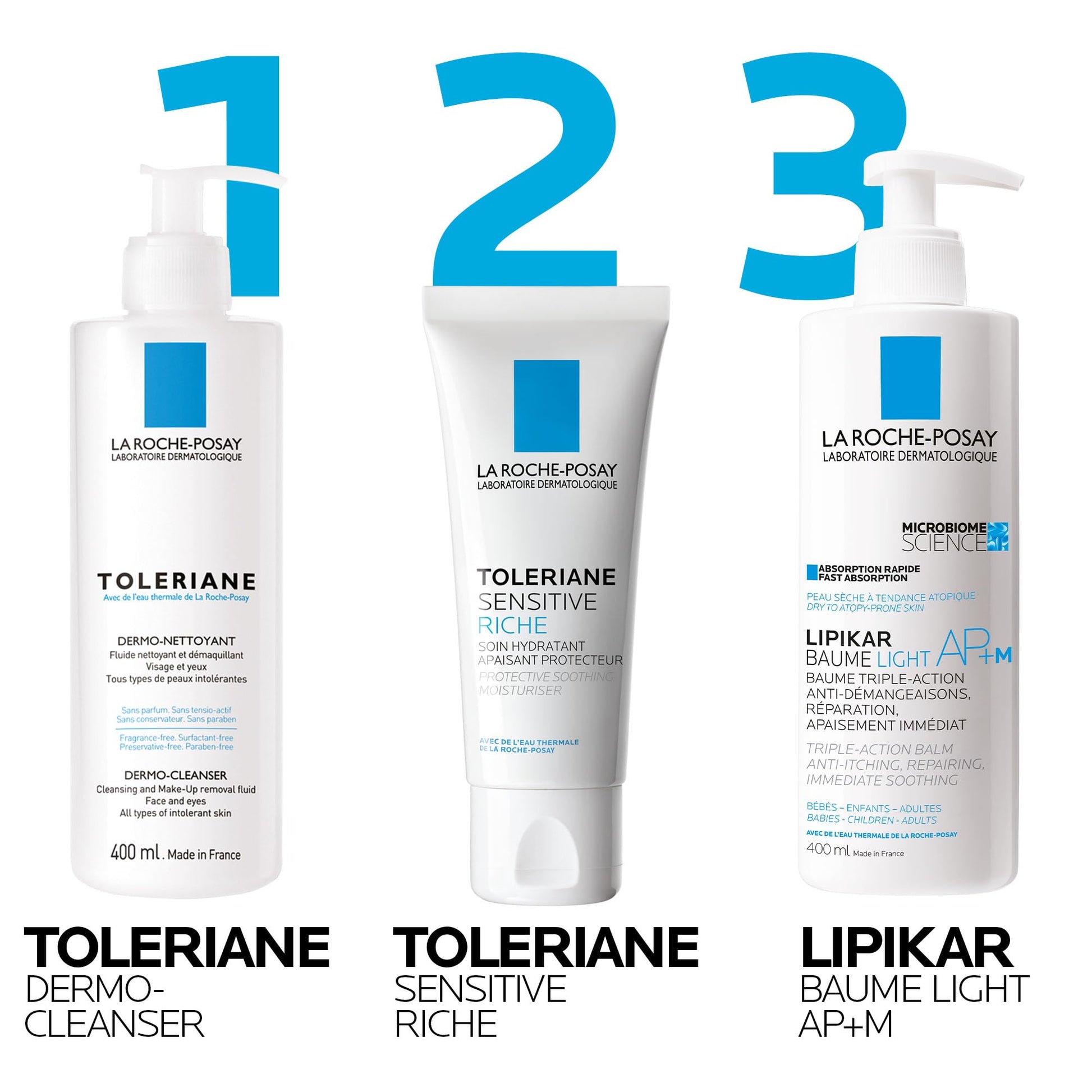 La Roche-Posay Face Moisturizer for Dry, Sensitive Skin, Toleriane Sensitive Rich Face Cream with Niacinamide & Ceramides, Alcohol Free, Fragrance Free & Recommended by Dermatologists, 40mL