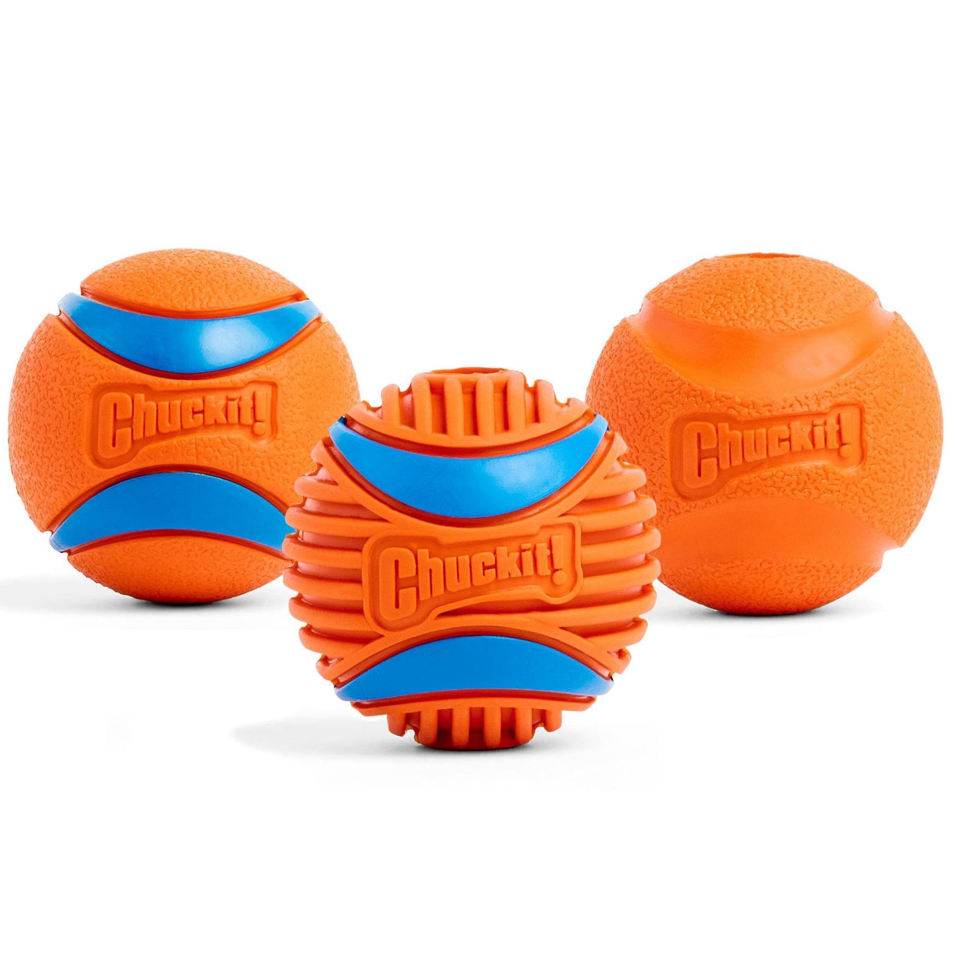 Chuckit! Fetch Ball Medley, Medium, Dog Ball, 3 Pack, Ultra, Fetch and Rugged Balls Included
