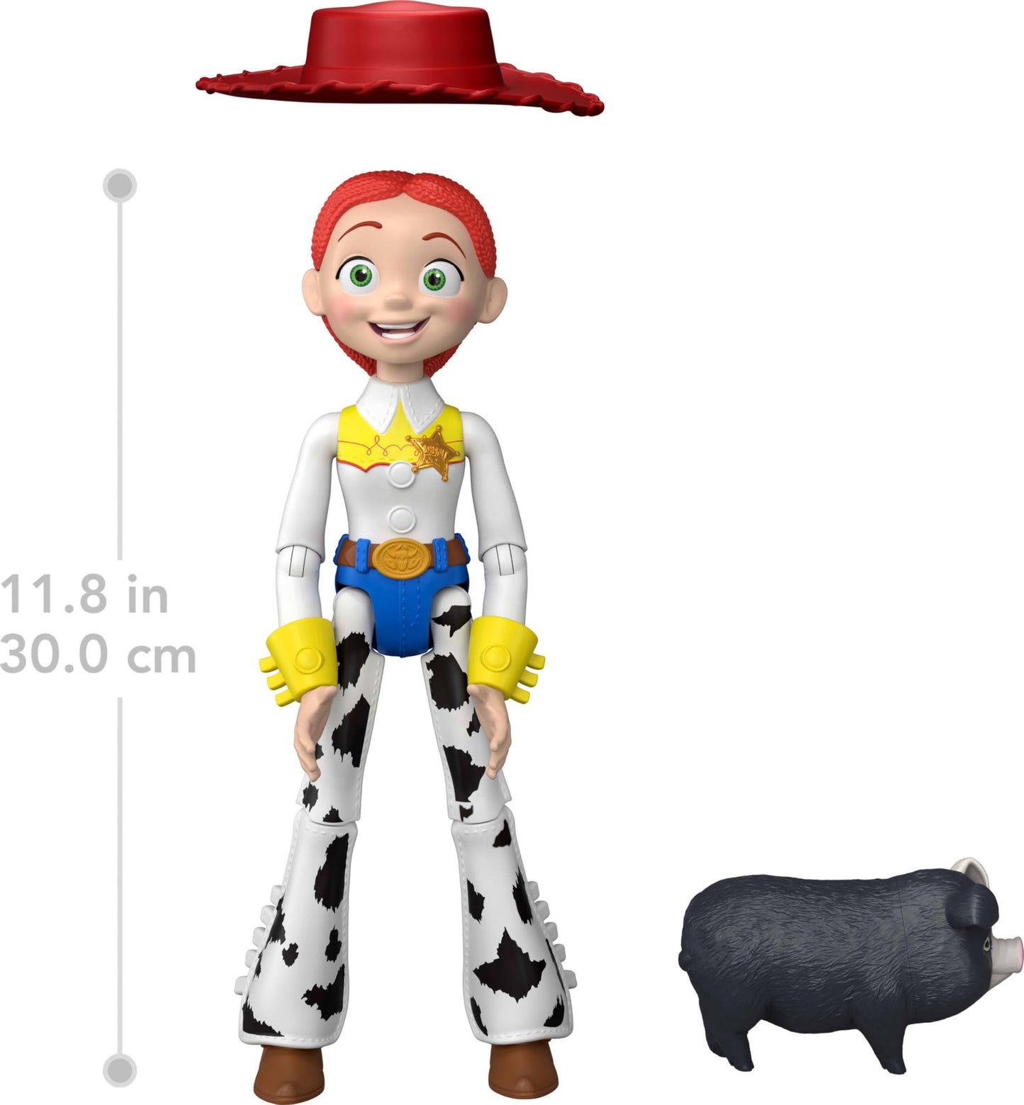 Mattel Disney and Pixar Toy Story 5 Critter Talk Jessie, 12 Inch Posable Action Figure Toy & Jimmy Dean, 35 Plus Movie Sounds & Phrases Mattel
