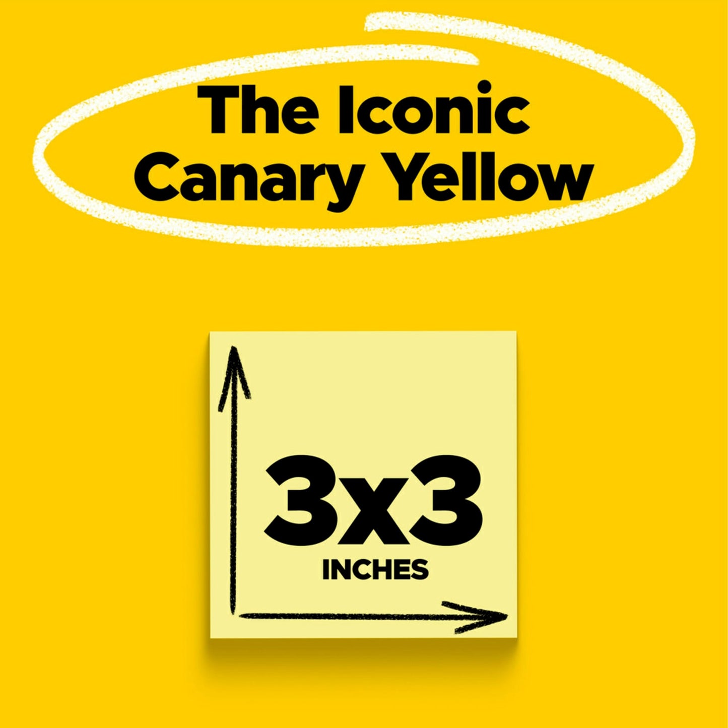 Post-it Notes, 3x3 in, 18 Pads, Canary Yellow, Clean Removal, Recyclable 🍁 All In One Marketplace Canada