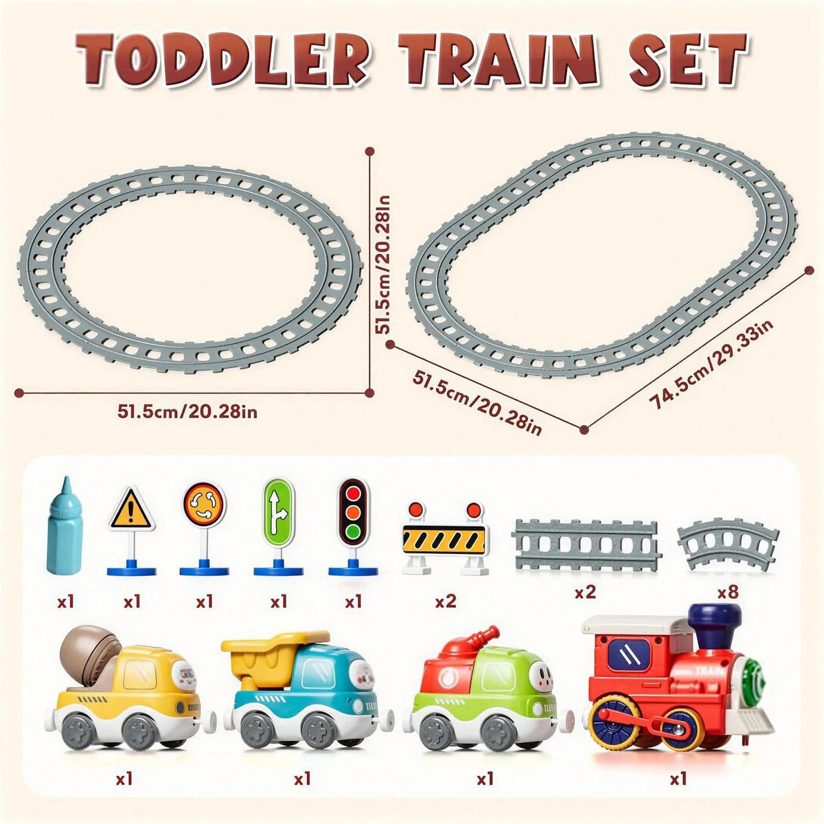 Dimoarch Electric Train Set for Toddlers 1 2 3 4 Year Old Boy Girl 🍁 All In One Marketplace Canada
